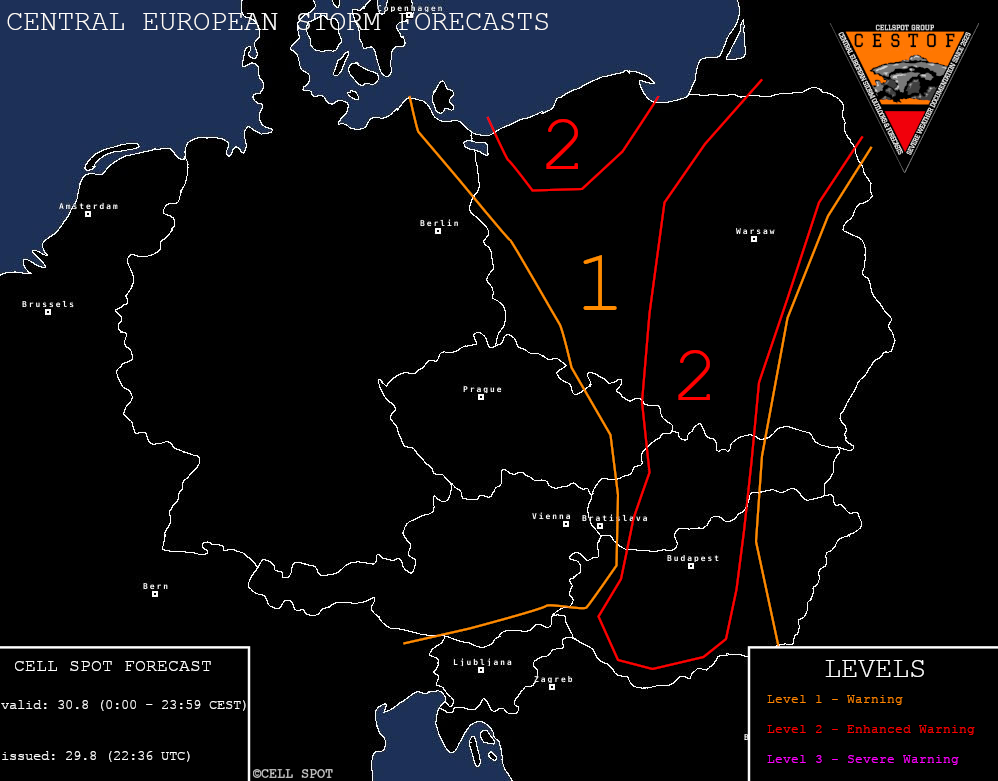 Central Europe – 30 Aug 2025