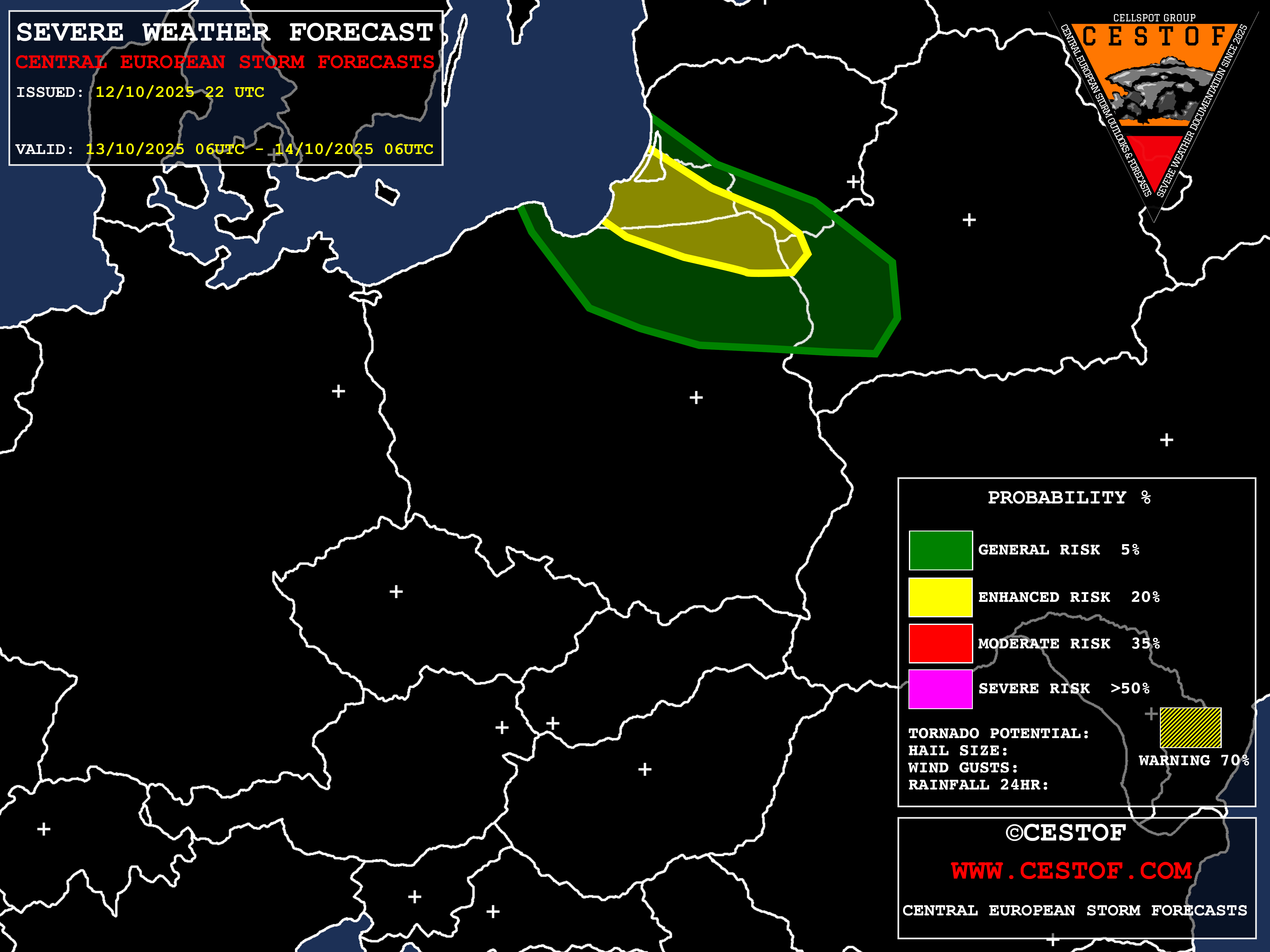 Central Europe – 13 Oct 2025